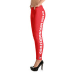 Load image into Gallery viewer, Red D Often Misunderstood Leggings
