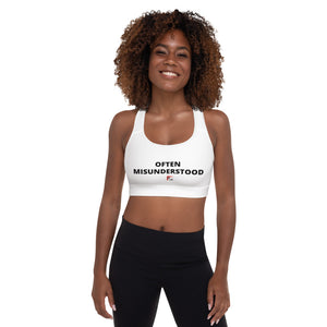 Often Misunderstood Padded Sports Bra