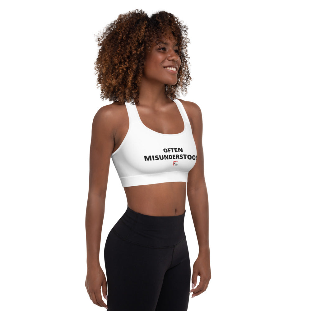 Often Misunderstood Padded Sports Bra