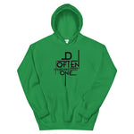 Load image into Gallery viewer, Black Abstract D Often Misunderstood One Hoodie (Mens)
