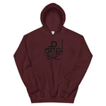 Load image into Gallery viewer, Black Abstract D Often Misunderstood One Hoodie (Mens)
