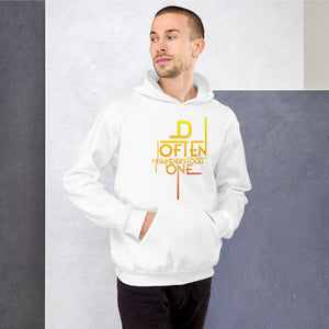 Abstract D Often Misunderstood Hoodie (Mens)