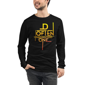 Abstract D Often Misunderstood One Long Sleeve (Mens)