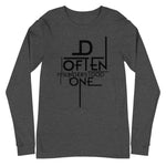 Load image into Gallery viewer, Black Abstract D Often Misunderstood One Long Sleeve (Mens)
