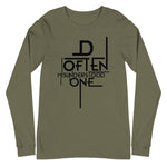 Load image into Gallery viewer, Black Abstract D Often Misunderstood One Long Sleeve (Mens)
