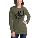 Load image into Gallery viewer, Abstract D Often Misunderstood One Long Sleeve (Womens)
