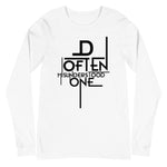 Load image into Gallery viewer, Black Abstract D Often Misunderstood One Long Sleeve (Mens)
