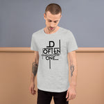 Load image into Gallery viewer, Black Abstract D Often Misunderstood T-Shirt (Men)
