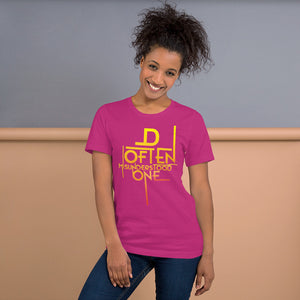 Abstract D Often Misunderstood One T-Shirt (Womens)