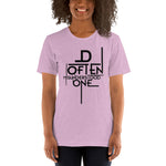 Load image into Gallery viewer, Black Abstract D Often Misunderstood One T-Shirt (Women)
