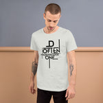 Load image into Gallery viewer, Black Abstract D Often Misunderstood T-Shirt (Men)
