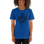 Load image into Gallery viewer, Black Abstract D Often Misunderstood One T-Shirt (Women)
