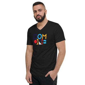 DOM ONE Short Sleeve V-Neck T-Shirt