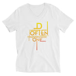 Load image into Gallery viewer, D Often Misunderstood One Short Sleeve V-Neck T-Shirt
