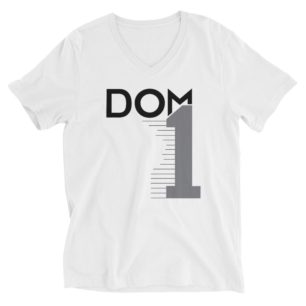 DOM1 Short Sleeve V-Neck T-Shirt (Womens)