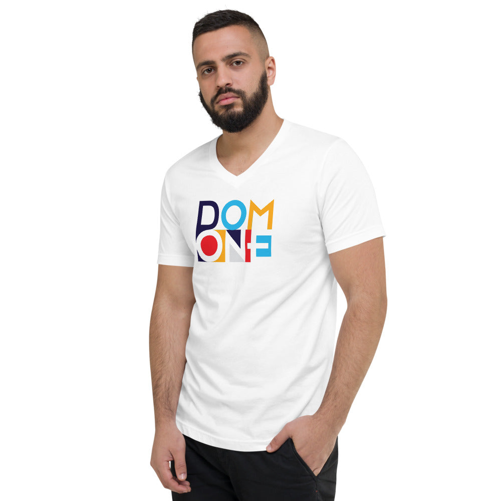 DOM ONE Short Sleeve V-Neck T-Shirt