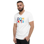 Load image into Gallery viewer, DOM ONE Short Sleeve V-Neck T-Shirt
