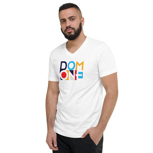 DOM ONE Short Sleeve V-Neck T-Shirt